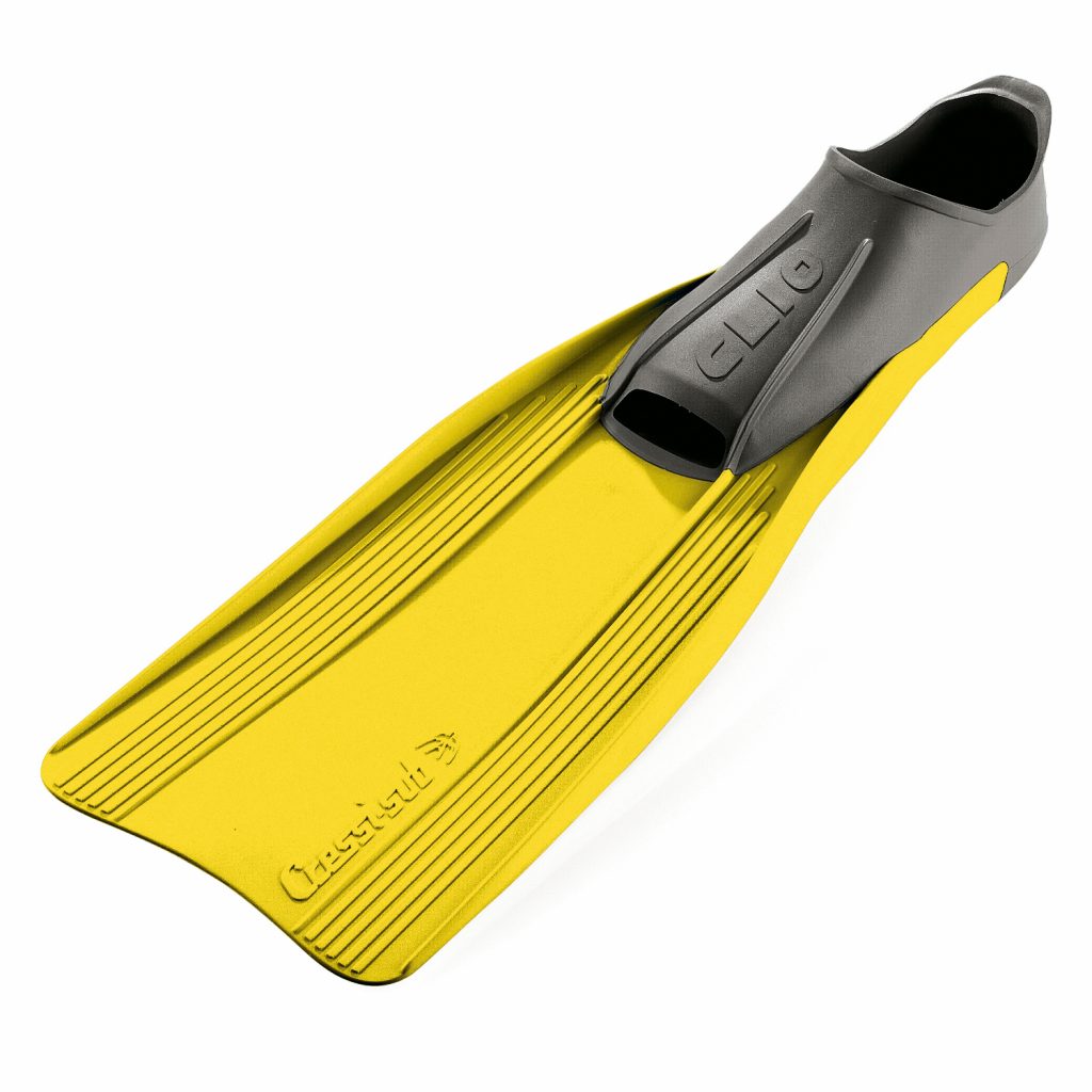 Cressi Clio Premium Aletas De Buceo, Snorkel Y Natación – Ligeras Y Cómodas, Con Fibra De Pala Prolongada, Unisex Para Adultos Y Niños