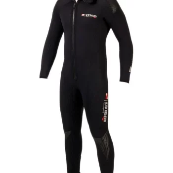 Traje Mares Rover 7 mm para niño visto de frente sobre fondo blanco.